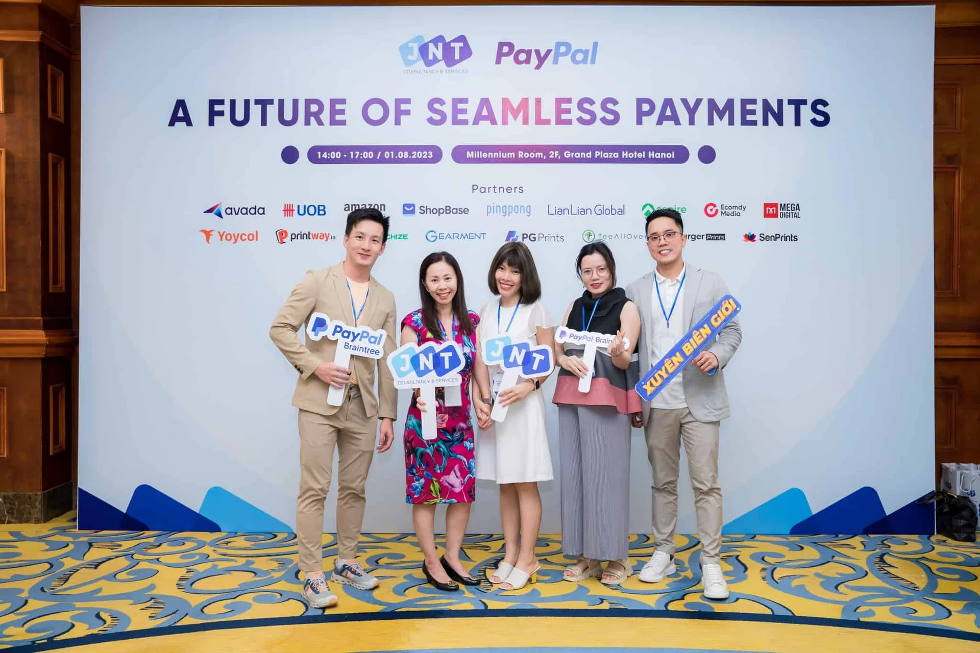 Sự kiện cổng thanh toán thường niên JNT x PayPal