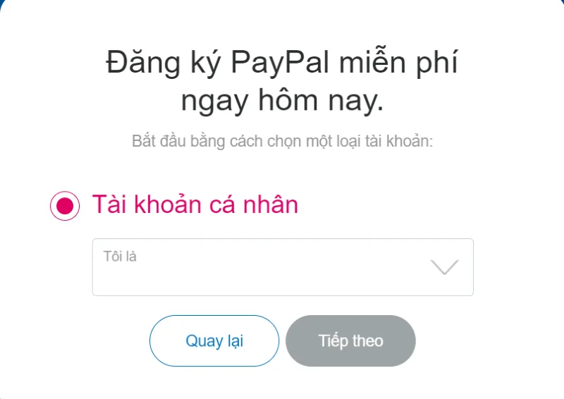 Tài khoản cá nhân