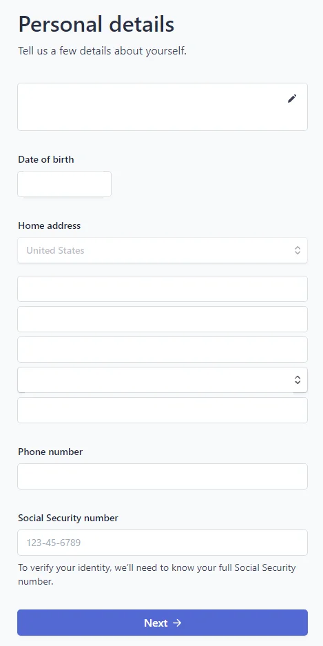 Personal Details