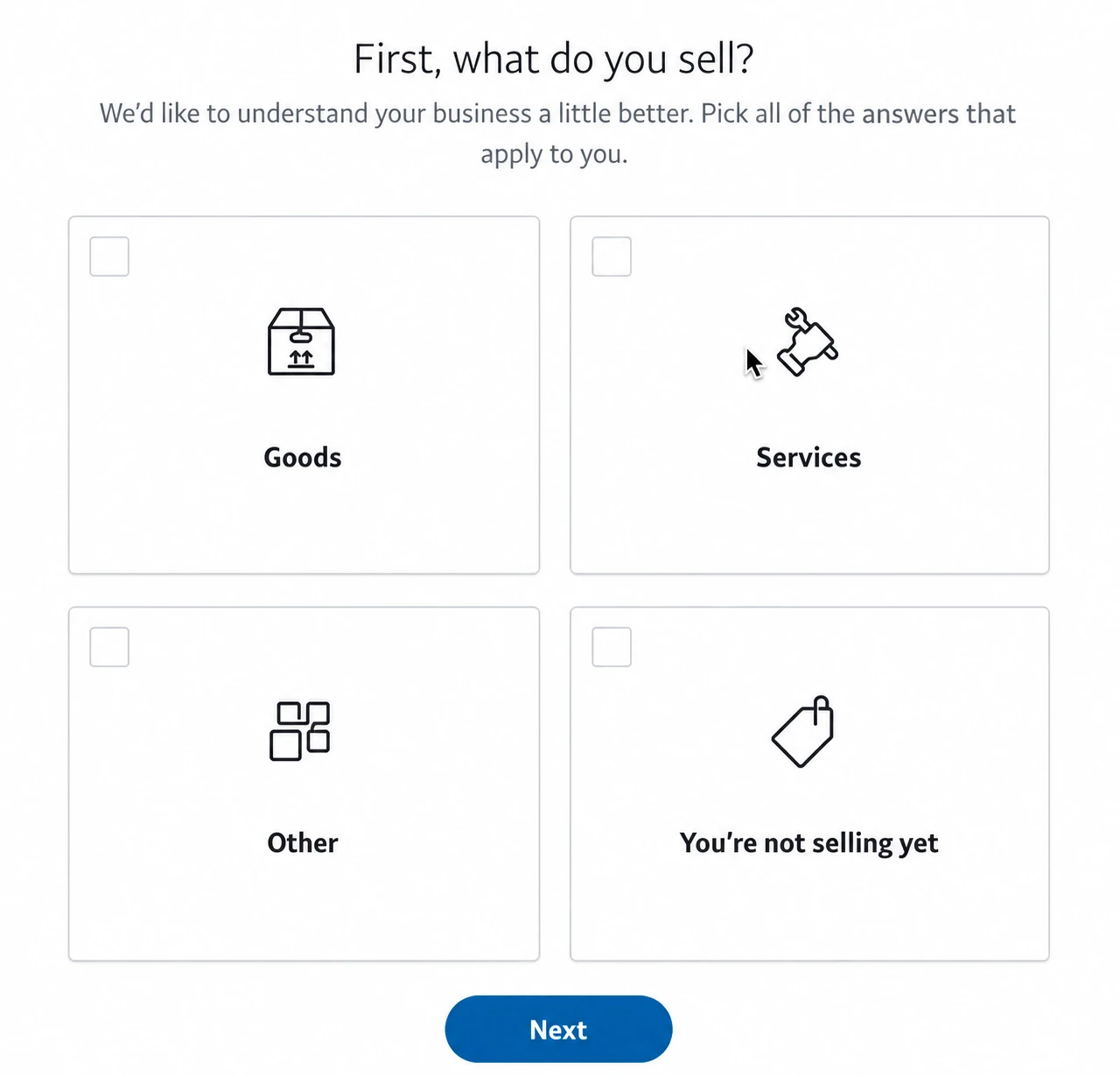 Câu hỏi về sản phẩm bán trên PayPal năm 2023